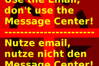 Thumbnail for the post titled: Wichtig: Keinen Kontakt über Messicenter in GC.com – Important: No contact via Messicenter in GC.com